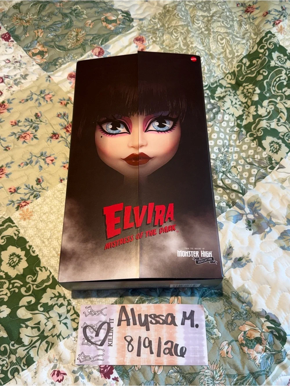 NIB Monster High Skullector Elvira Mistress of Evil Doll (2022)